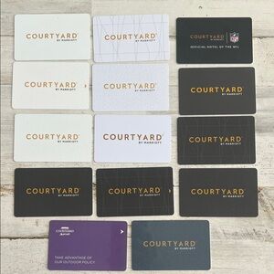 Courtyard by Marriott Hotel Key Card Collection